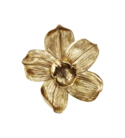 Dekoracja ścienna Orchid złota*KDesign