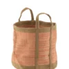 Donica BASKET 40 cm naturalna różowa*J-Line Online