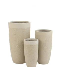 Donica CLAY set 3 beżowy*J-Line Outlet