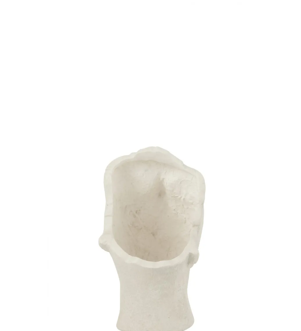 Donica DAVID CLAY 38 cm biała*J-Line Online