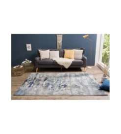 Dywan Abstract 240 cm x 160 cm niebieski*Invicta Interior Hot