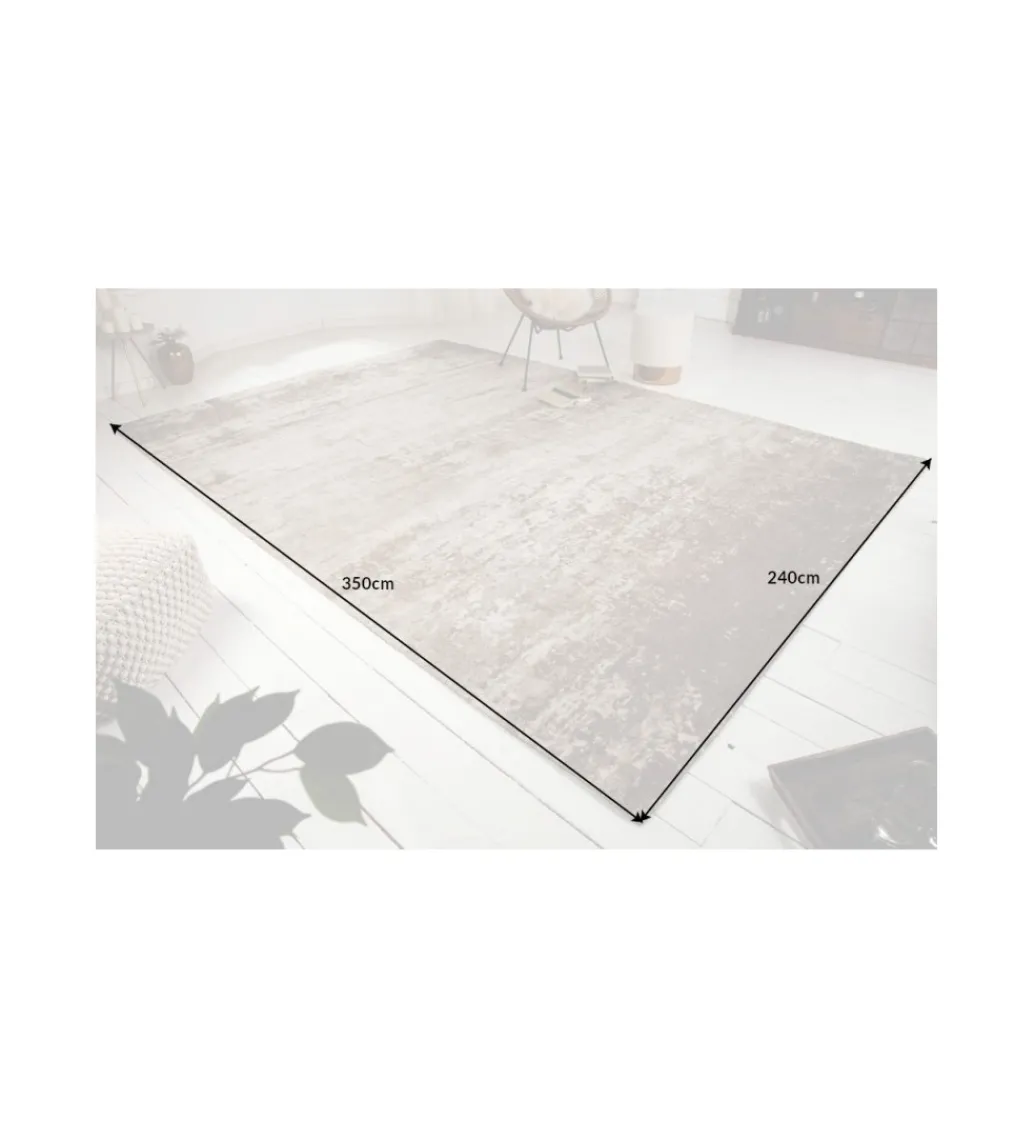 Dywan BAGGY ART 350 x 240 cm beżowo-szary*Invicta Interior - przedsprzedaż Discount