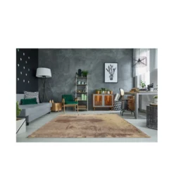Dywan Batik 240 cm  x 160 cm brązowy piasek*Invicta Interior Sale