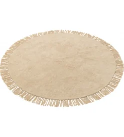 Dywan GAVI 150 cm z frędzlami beżowy*J-Line Outlet