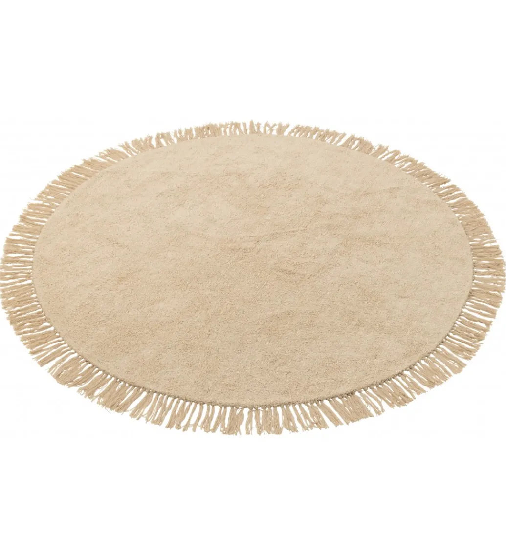 Dywan GAVI 150 cm z frędzlami beżowy*J-Line Outlet