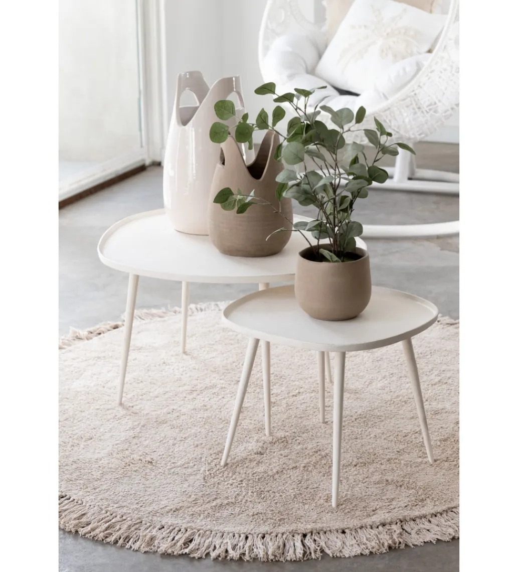 Dywan GAVI 150 cm z frędzlami beżowy*J-Line Outlet