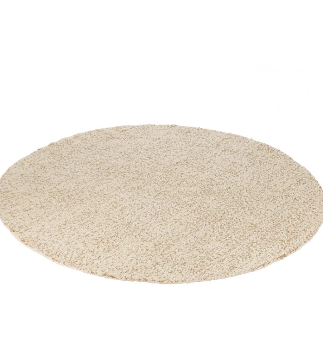 Dywan Round Bouclé 190 cm kremowy*J-Line Best