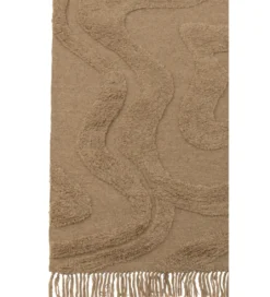 Dywan Tufted 160 cm x 230 cm beżowy*J-Line Hot