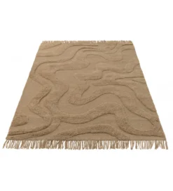 Dywan Tufted 160 cm x 230 cm beżowy*J-Line Hot