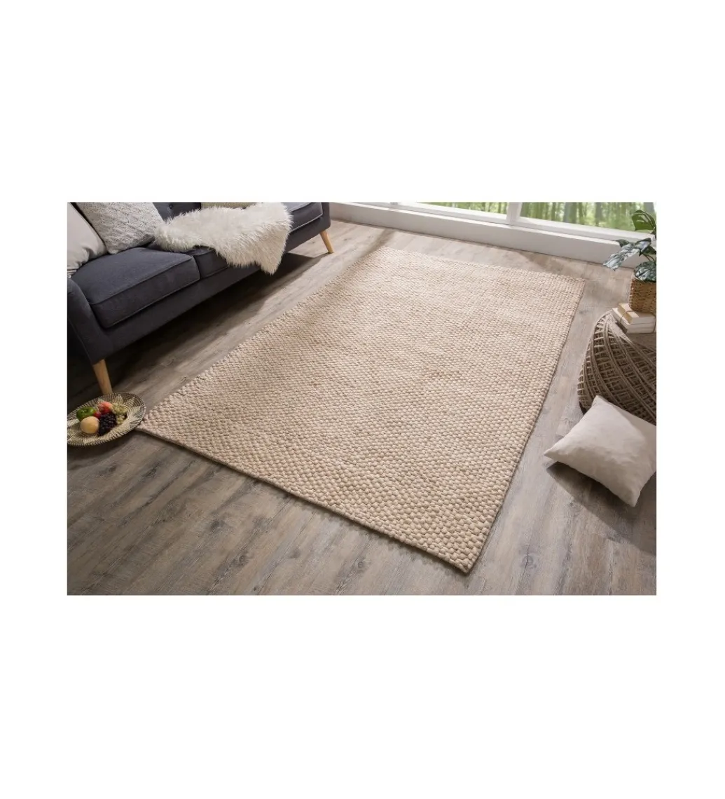 Dywan Wool 240 cm x 160 cm beżowy*Invicta Interior Outlet