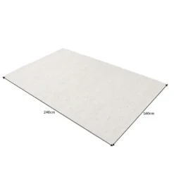 Dywan WOOL 160 x 240 cm szary*Invicta Interior Sale