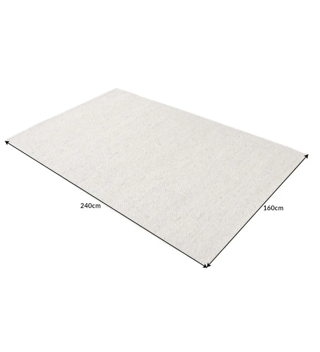 Dywan WOOL 160 x 240 cm szary*Invicta Interior Sale