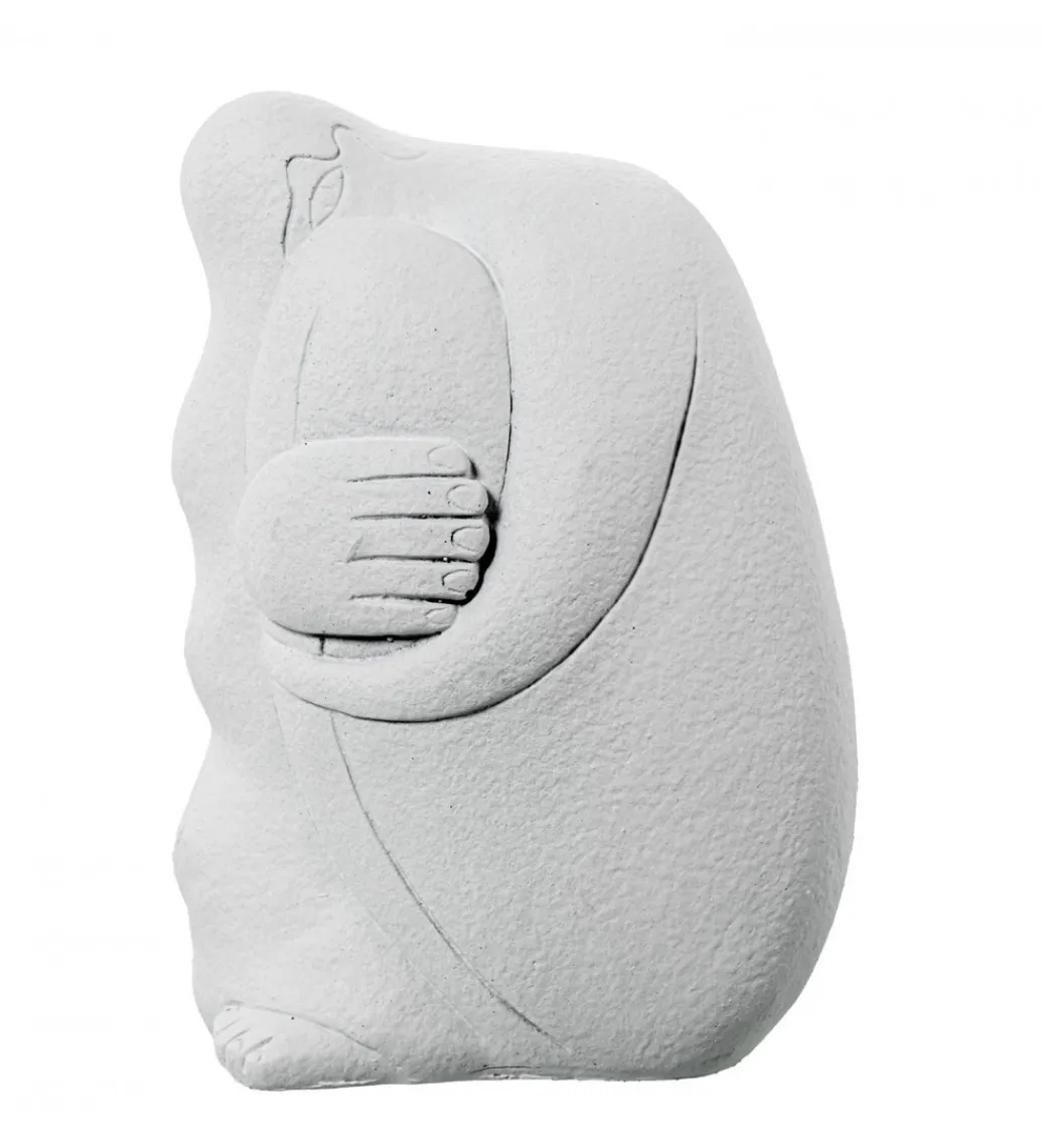 Figurka ABSTRACT 20 cm ceramika biała*Exclusivas Hot
