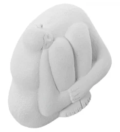 Figurka ABSTRACT 18 cm ceramika biała*Exclusivas Hot