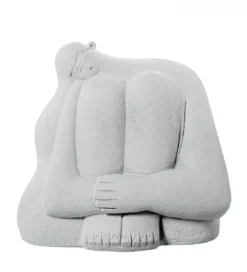 Figurka ABSTRACT 18 cm ceramika biała*Exclusivas Hot