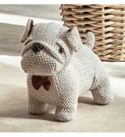 Figurka BULLDOG 30 cm szara*Imeri Clearance