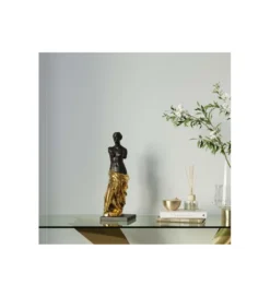 Figurka CLASSIC BEAUTY 48 cm czarno złota*KARE Discount