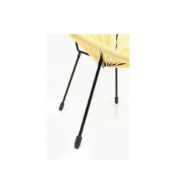 Fotel ACAPULCO 85 cm jasnożółty*KARE New