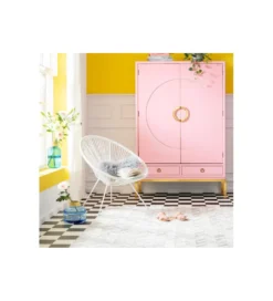Fotel ACAPULCO 85 cm mono biały*KARE Discount