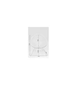Fotel ACAPULCO 85 cm mono biały*KARE Discount