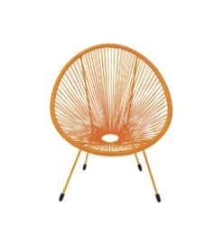 Fotel ACAPULCO 85 cm mono pomarańczowy*KARE Hot