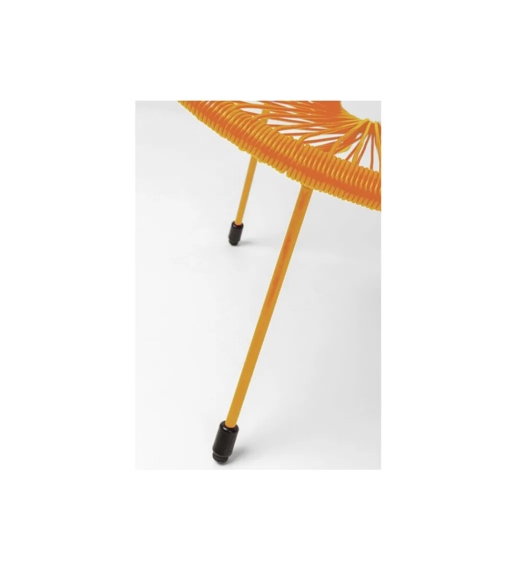Fotel ACAPULCO 85 cm mono pomarańczowy*KARE Hot