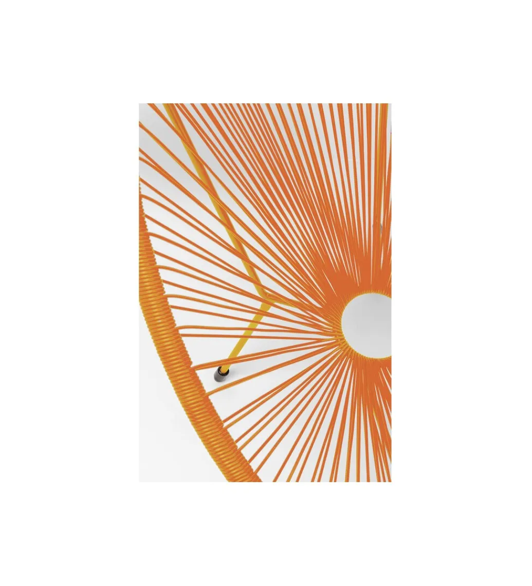 Fotel ACAPULCO 85 cm mono pomarańczowy*KARE Hot