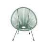 Fotel ACAPULCO 85 cm mono zielony*KARE Outlet