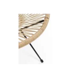 Fotel ACAPULCO 85 cm naturalny*KARE Outlet