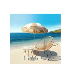 Fotel ACAPULCO 85 cm naturalny*KARE Outlet
