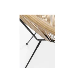 Fotel ACAPULCO 85 cm naturalny*KARE Outlet