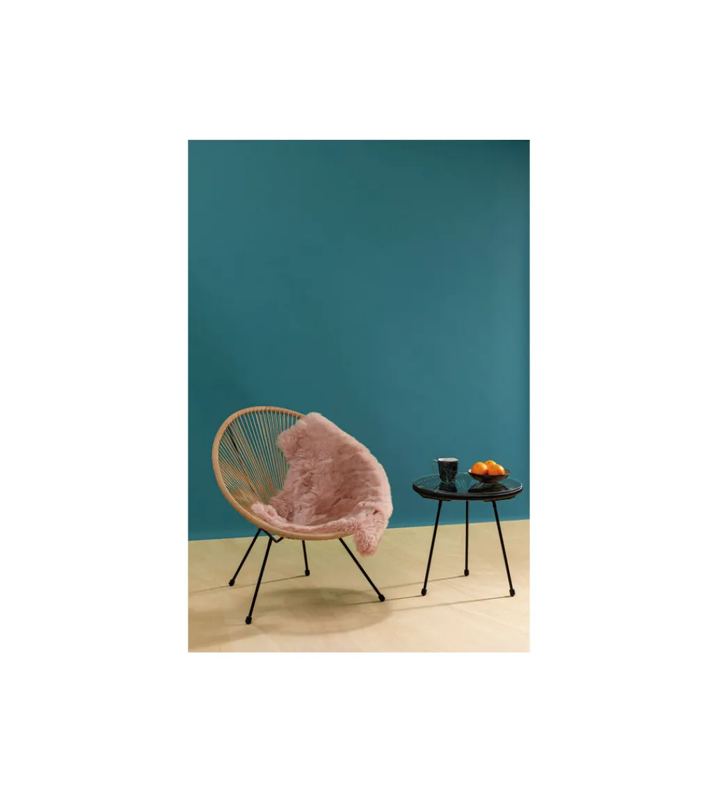 Fotel ACAPULCO 85 cm naturalny*KARE Outlet
