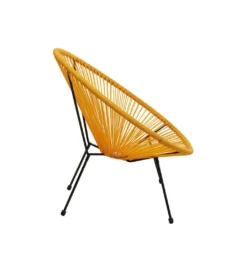 Fotel ACAPULCO 85 cm pomarańczowy*KARE Clearance