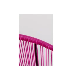 Fotel ACAPULCO 85 cm różowy*KARE Outlet