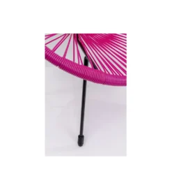 Fotel ACAPULCO 85 cm różowy*KARE Outlet