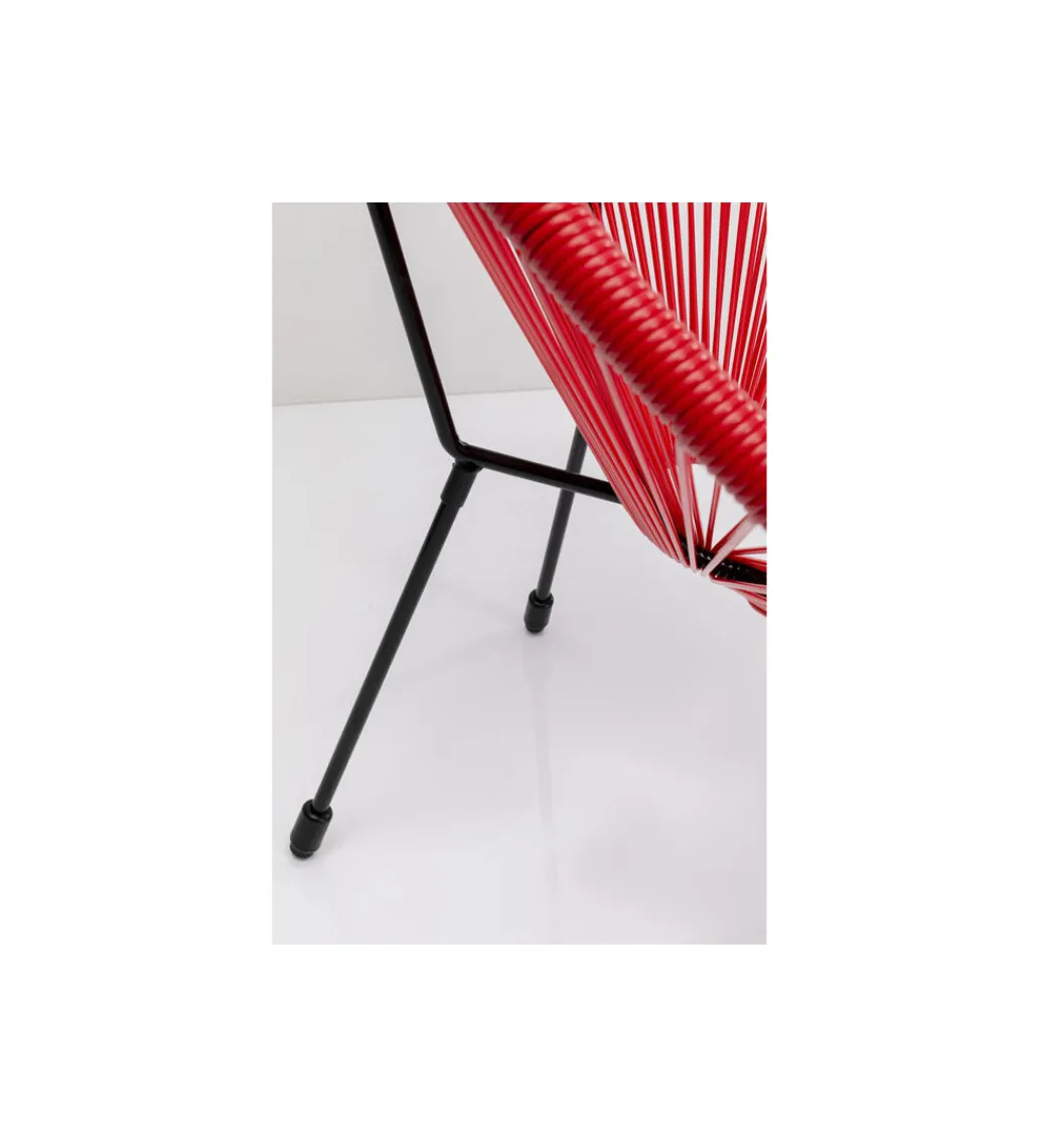Fotel ACAPULCO 85 cm wiśniowy*KARE