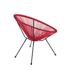 Fotel ACAPULCO 85 cm wiśniowy*KARE