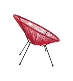 Fotel ACAPULCO 85 cm wiśniowy*KARE