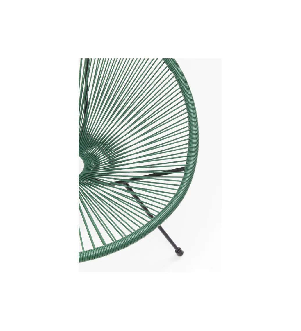 Fotel ACAPULCO 85 cm zielony*KARE Clearance