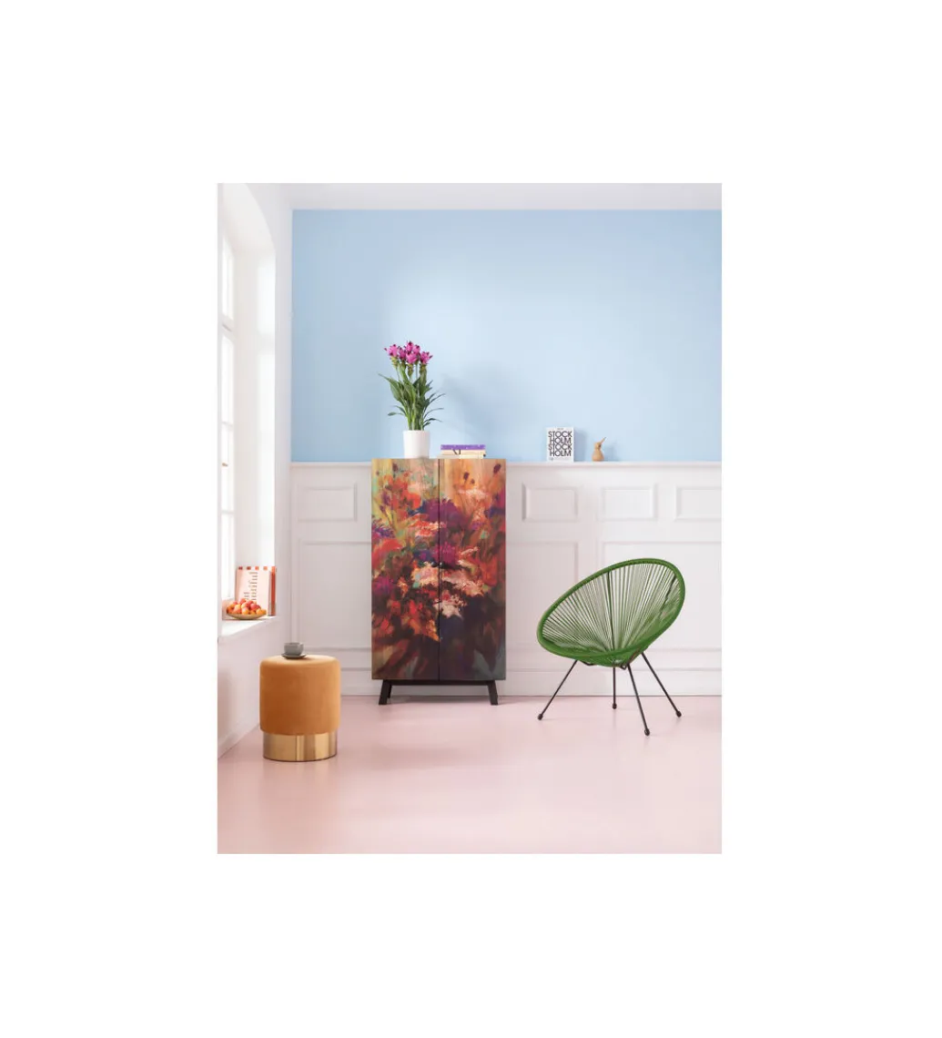 Fotel ACAPULCO 85 cm zielony*KARE Clearance