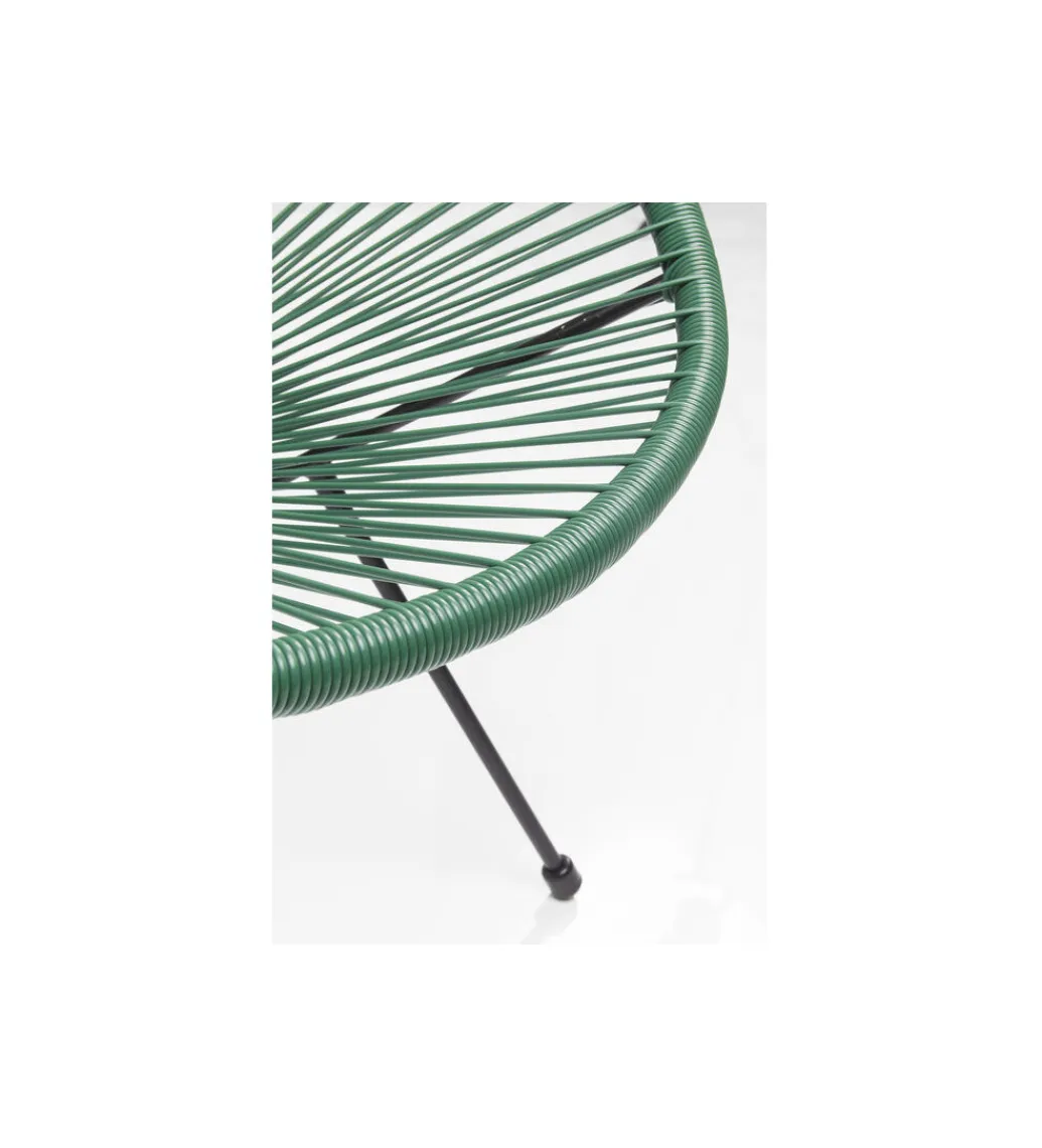 Fotel ACAPULCO 85 cm zielony*KARE Clearance