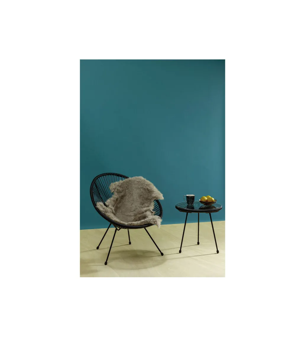 Fotel ACAPULCO MONO 85 cm czarny*KARE Clearance