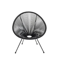Fotel ACAPULCO MONO 85 cm czarny*KARE Clearance