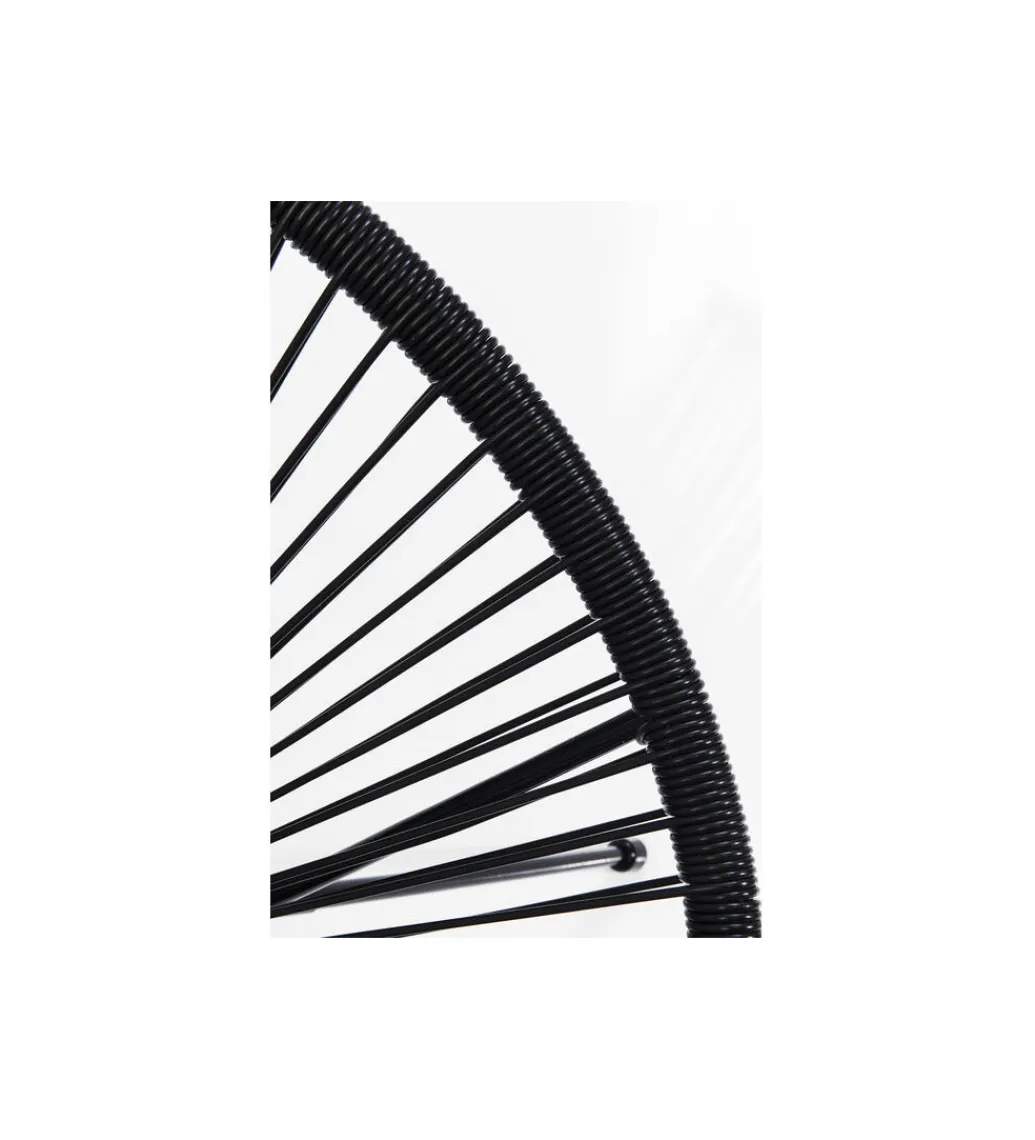 Fotel ACAPULCO MONO 85 cm czarny*KARE Clearance