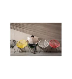 Fotel ACAPULCO MONO 85 cm czarny*KARE Clearance