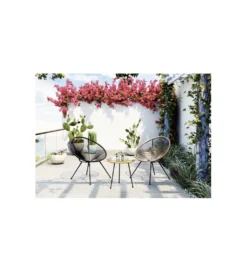 Fotel ACAPULCO MONO 85 cm czarny*KARE Clearance