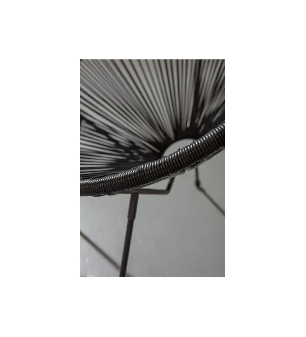 Fotel ACAPULCO MONO 85 cm czarny*KARE Clearance