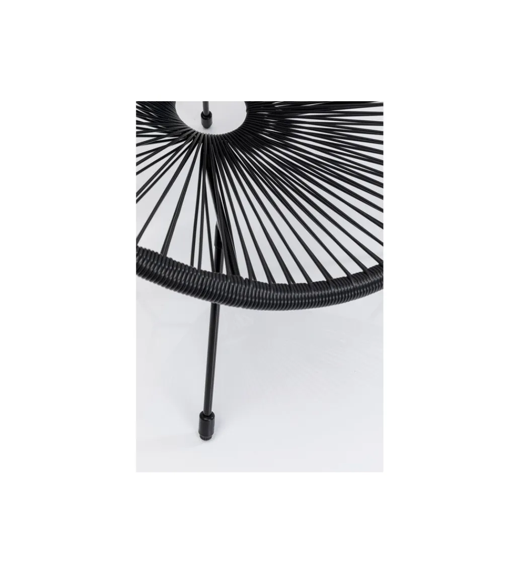 Fotel ACAPULCO MONO 85 cm czarny*KARE Clearance