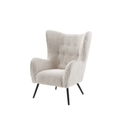 Fotel ARIANA Bouclé Greige*Invicta Interior - przedsprzedaż Clearance