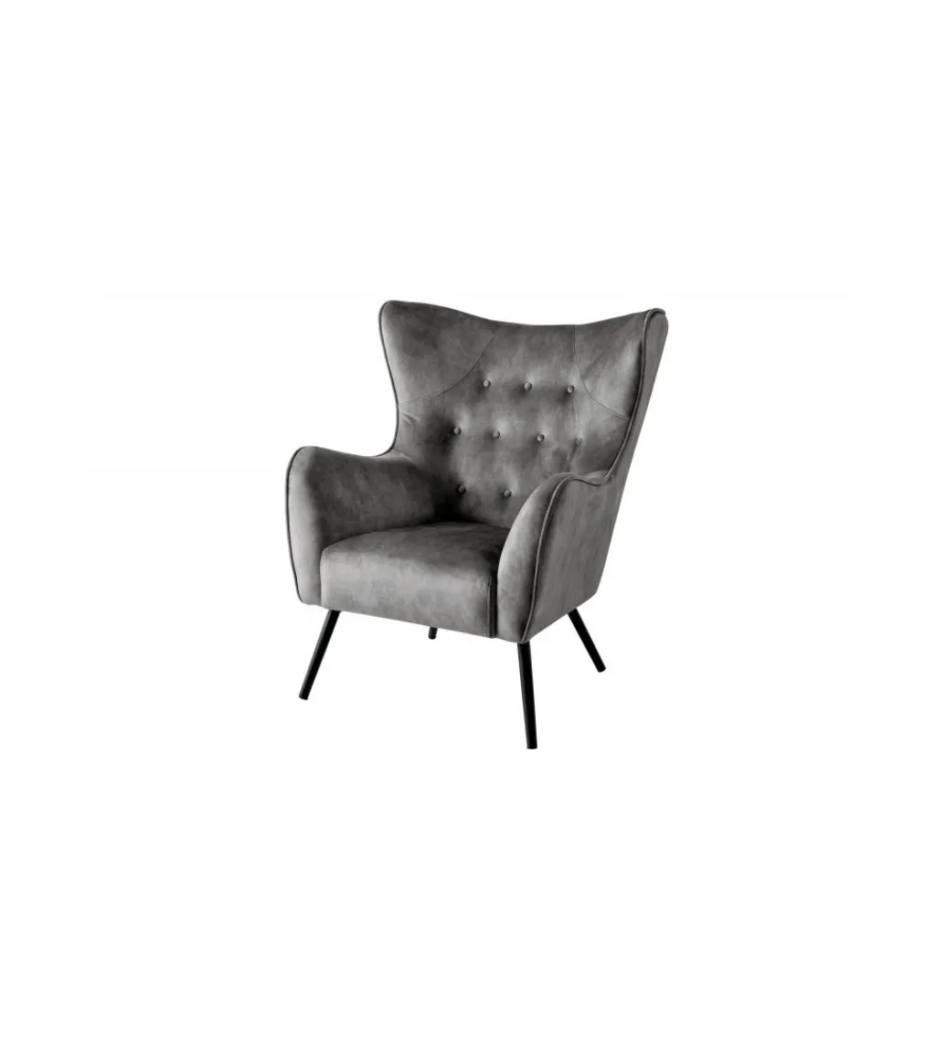 Fotel ARIANA szary*Invicta Interior Online